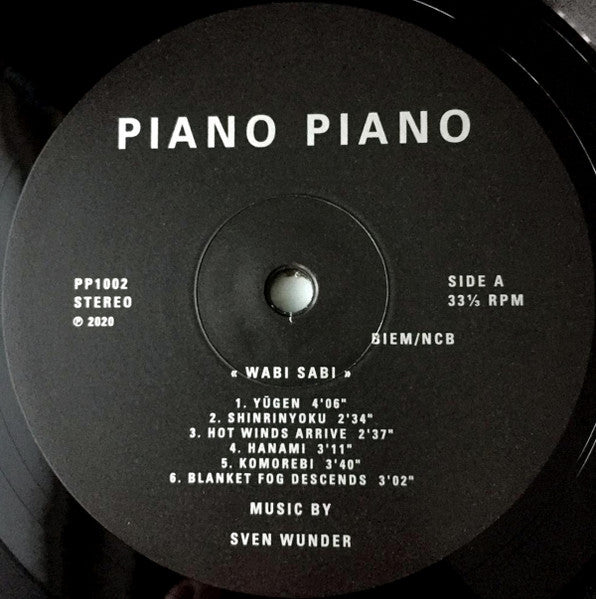 Sven Wunder : Wabi Sabi (LP, Album, RP)