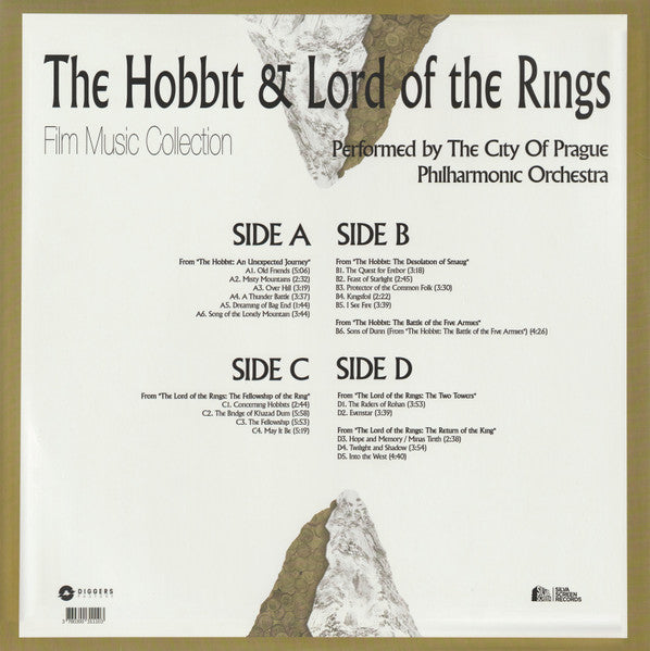 The City of Prague Philharmonic Orchestra : The Hobbit & The Lord Of The Rings Film Music Collection (2xLP, Comp, Ltd)