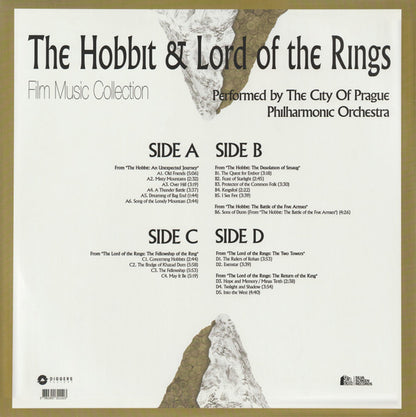 The City of Prague Philharmonic Orchestra : The Hobbit & The Lord Of The Rings Film Music Collection (2xLP, Comp, Ltd)