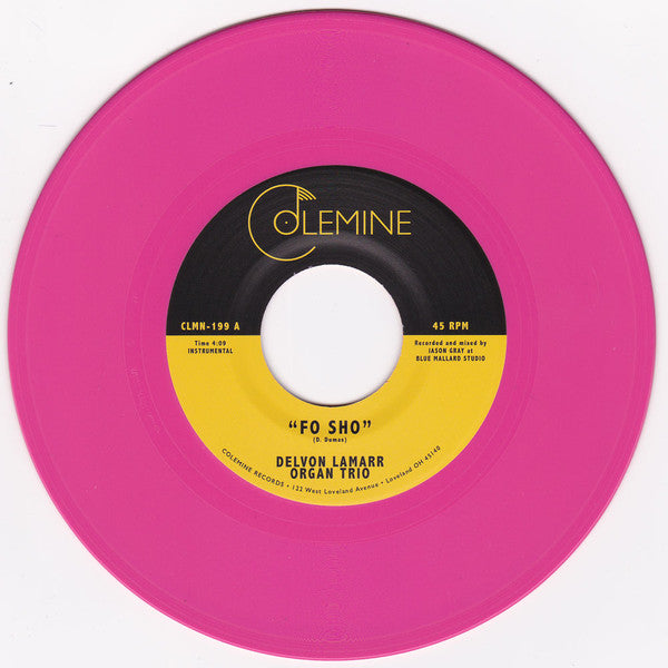 Delvon Lamarr Organ Trio : Fo Sho (7", Single, Ltd, Pin)