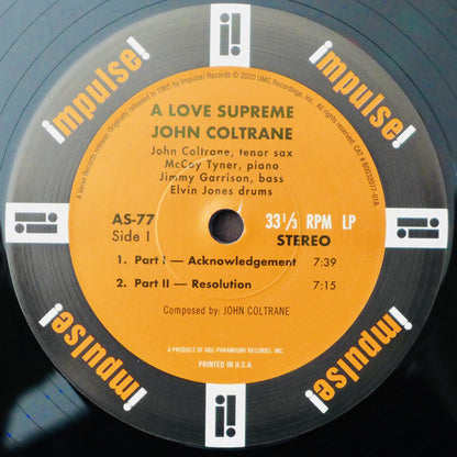 John Coltrane : A Love Supreme (LP, Album, M/Print, RE, 180)