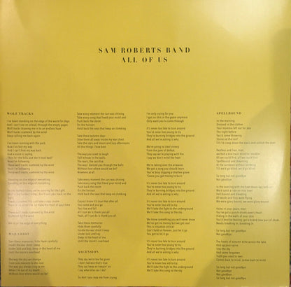 Sam Roberts Band : All Of Us (LP, Album, Ltd, Blu)