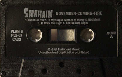Samhain : November-Coming-Fire (Cass, Album, RE)