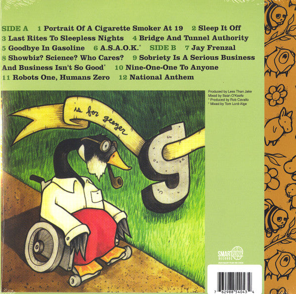 Less Than Jake : B Is For B-Sides (LP, Album, Ltd, RE, RP, Yel)