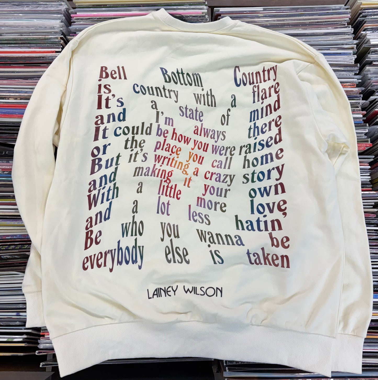 Lainey Wilson -Bell Bottom Country Sweatshirt XL