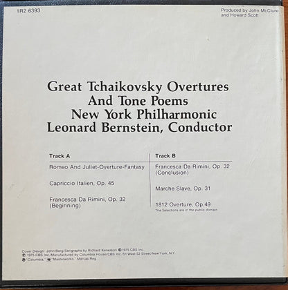 Pyotr Ilyich Tchaikovsky, New York Philharmonic, Leonard Bernstein : Great Tchaikovsky Overtures And Tone Poems (Reel, Comp, Club)