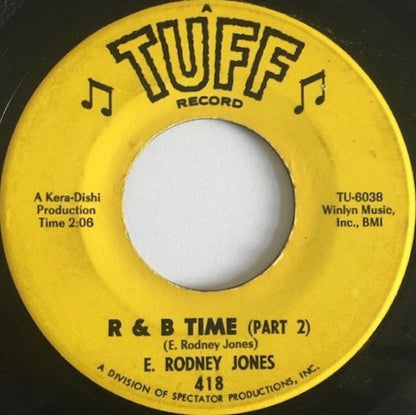 E. Rodney Jones : R & B Time (7")