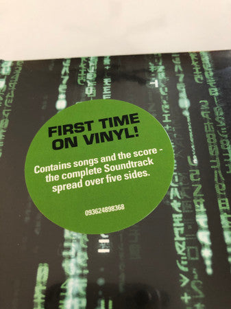 Various : The Matrix Reloaded The Album (2xLP + LP, S/Sided, Etch + Comp, RE)