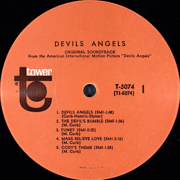 Jerry* And The Portraits (5) / The Arrows* : Original Motion Picture Sound Track Recording From "Devil's Angels" (LP, Mono)