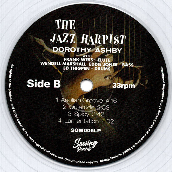 Dorothy Ashby : The Jazz Harpist (LP, Album, Mono, Ltd, RE, Cle)