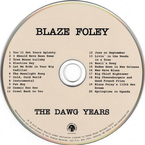 Blaze Foley : The Dawg Years (CD, Album, RP)