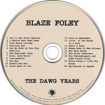Blaze Foley : The Dawg Years (CD, Album, RP)