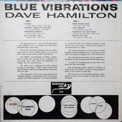 Dave Hamilton : Blue Vibrations (LP, Album, Mono)