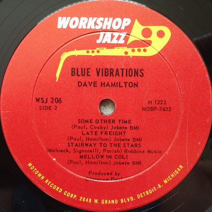 Dave Hamilton : Blue Vibrations (LP, Album, Mono)