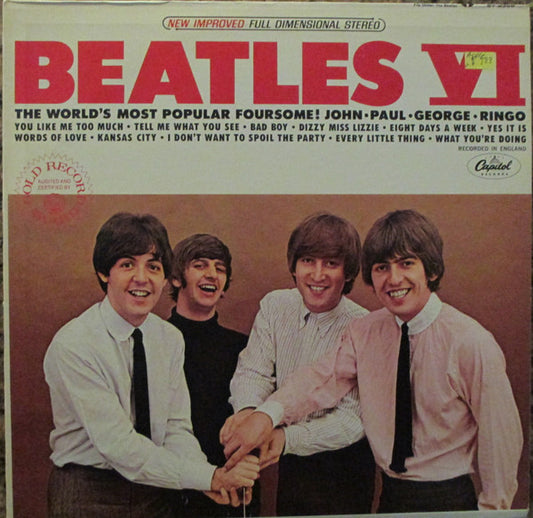 The Beatles : Beatles VI (LP, Album, RE, Win)