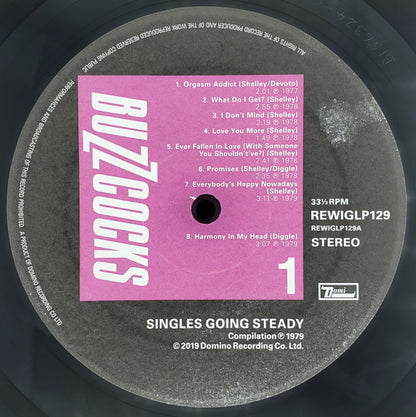 Buzzcocks : Singles Going Steady (LP, Comp, RE, RM)