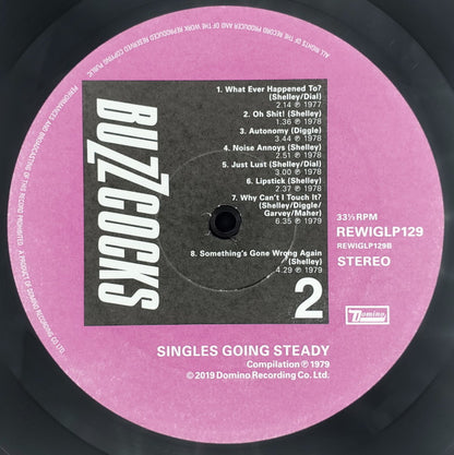 Buzzcocks : Singles Going Steady (LP, Comp, RE, RM)