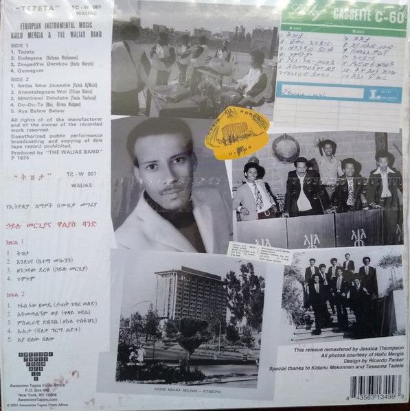 Hailu Mergia & Wallias Band : Tezeta (LP, Album, RE)