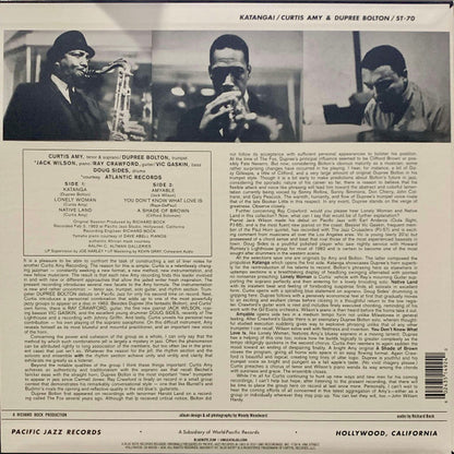 Curtis Amy & Dupree Bolton : Katanga! (LP, Album, RE, 180)