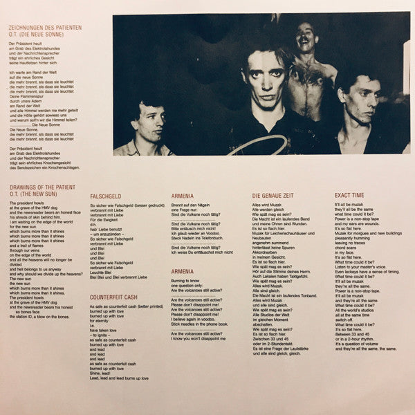 Einstürzende Neubauten : Zeichnungen Des Patienten O.T. (Drawings Of Patient O.T.) (LP, Album, RE, RM)