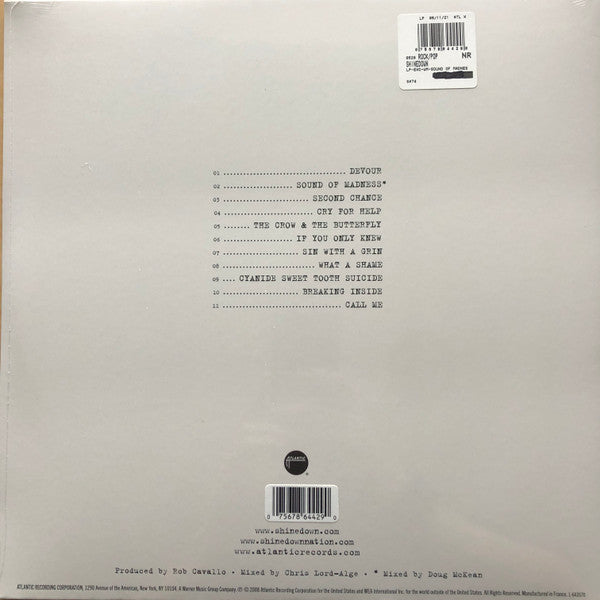 Shinedown : The Sound Of Madness (LP, Album, Ltd, RE, Rai)