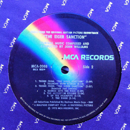 John Williams (4) : The Eiger Sanction (Music From The Original Motion Picture Soundtrack) (LP, Album)