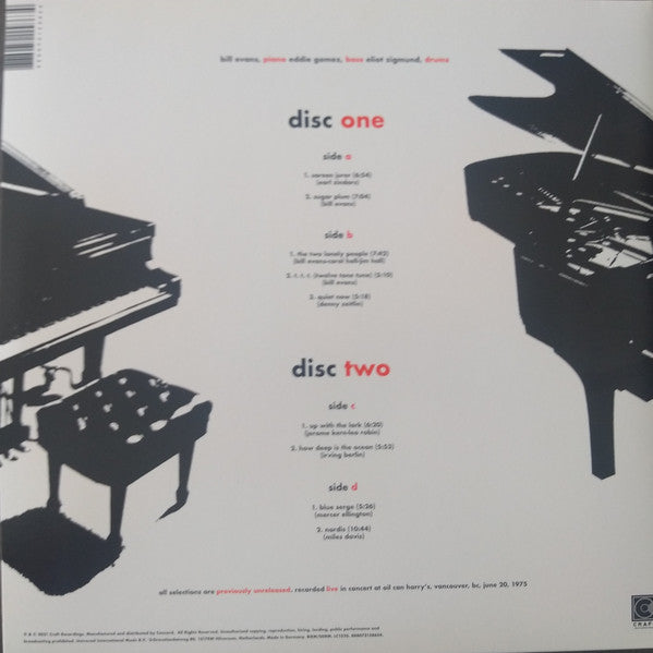 Bill Evans Trio* : On A Friday Evening (2xLP, Album, 180)