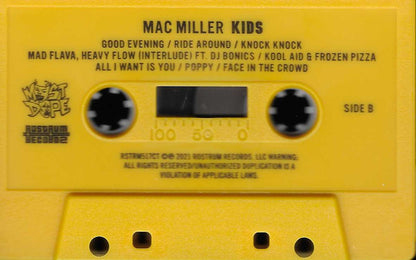 Mac Miller : K.I.D.S. (Kickin Incredibly Dope Shit) (Cass, Album, Ltd, Mixtape, Yel)