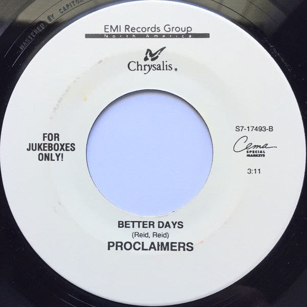 The Proclaimers : I'm Gonna Be (500 Miles) / I'm On My Way (7", Jukebox)