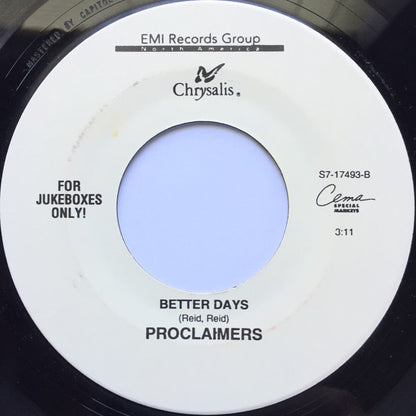 The Proclaimers : I'm Gonna Be (500 Miles) / I'm On My Way (7", Jukebox)