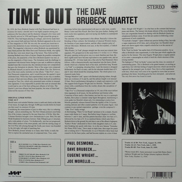 The Dave Brubeck Quartet : Time Out (LP, Ltd, RE)