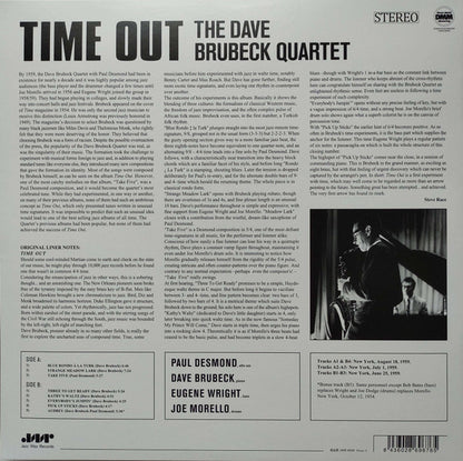 The Dave Brubeck Quartet : Time Out (LP, Ltd, RE)