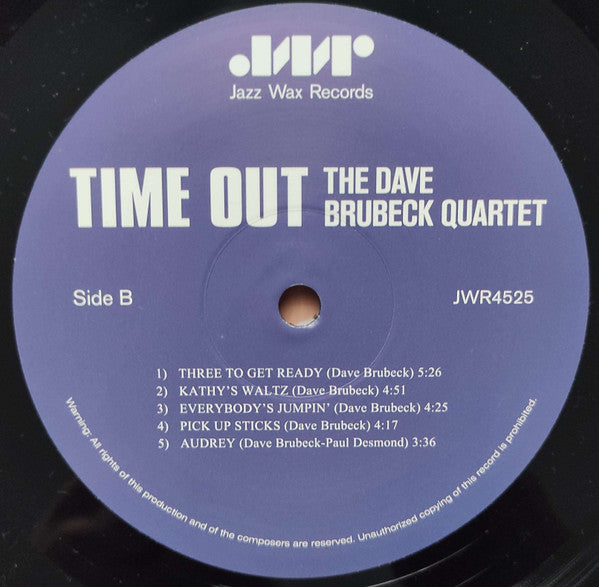 The Dave Brubeck Quartet : Time Out (LP, Ltd, RE)