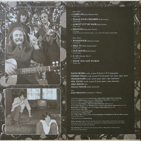 Crosby, Stills, Nash & Young, Dallas Taylor & Greg Reeves : Déjà Vu (Alternates) (LP, RSD, Ltd, 180)