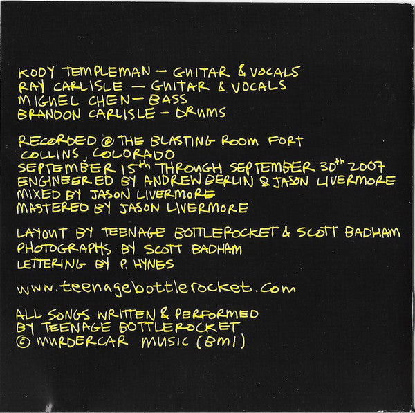 Teenage Bottlerocket : Warning Device (CD, Album)