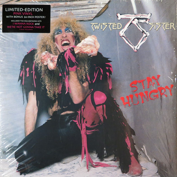 Twisted Sister : Stay Hungry (LP, Album, Ltd, RE, Pin)