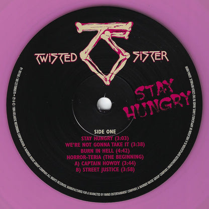 Twisted Sister : Stay Hungry (LP, Album, Ltd, RE, Pin)