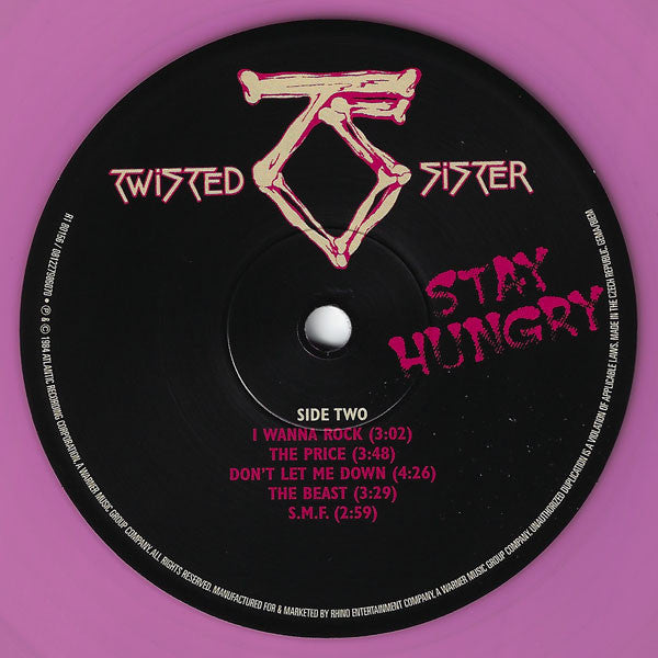 Twisted Sister : Stay Hungry (LP, Album, Ltd, RE, Pin)