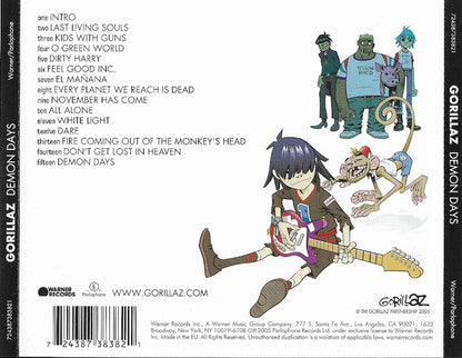 Gorillaz : Demon Days (CD, Album, RE)