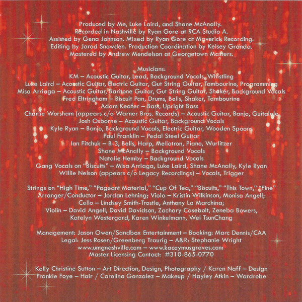 Kacey Musgraves : Pageant Material (CD, Album, RP)