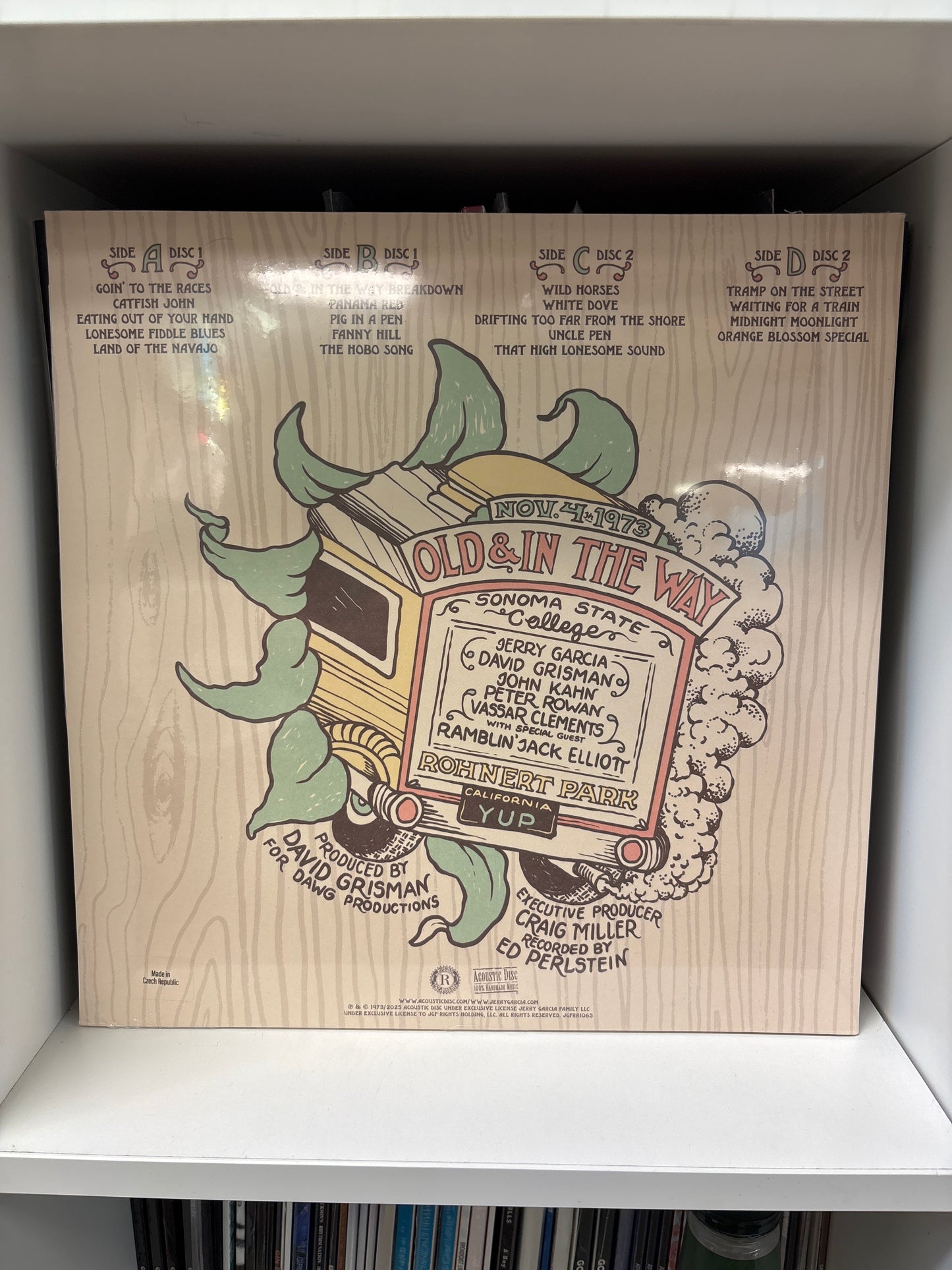 Old & In The Way-Live at Sonoma State - 11/4/73 RSD Black Friday 2025 2xLP
