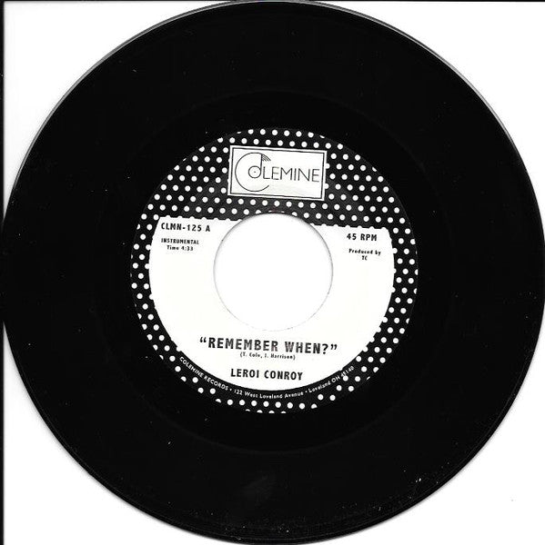 Leroi Conroy : Remember When? (7", RP)