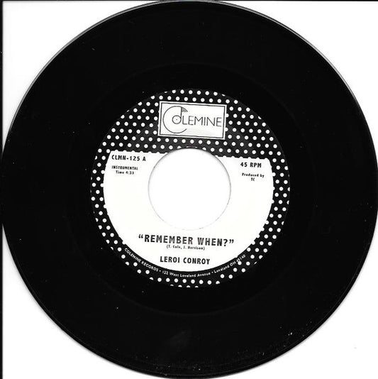Leroi Conroy : Remember When? (7", RP)