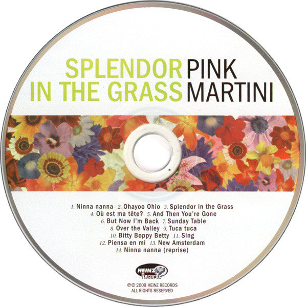 Pink Martini : Splendor In The Grass (CD, Album, Dig)
