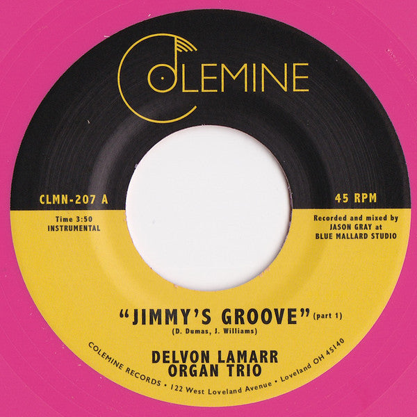 Delvon Lamarr Organ Trio* : Jimmy's Groove (7", Single, Ltd, Pin)