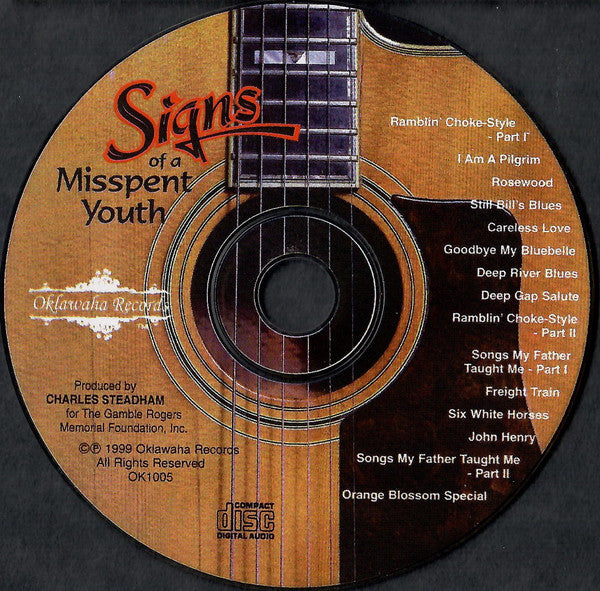 Gamble Rogers : Signs of a Misspent Youth (CD, Album)