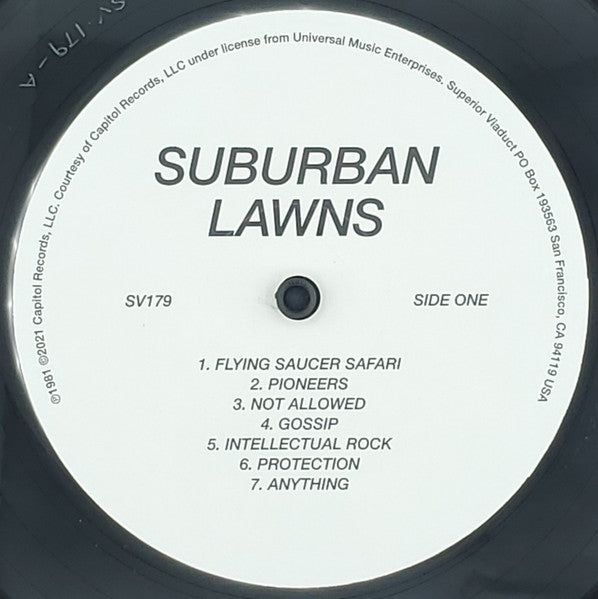 Suburban Lawns : Suburban Lawns (LP, Album, RE)