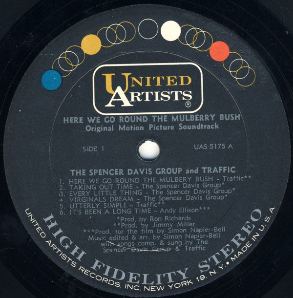 The Spencer Davis Group / Traffic : Here We Go 'Round The Mulberry Bush (Original Motion Picture Soundtrack) (LP, Album, Abb)