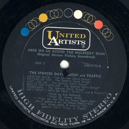The Spencer Davis Group / Traffic : Here We Go 'Round The Mulberry Bush (Original Motion Picture Soundtrack) (LP, Album, Abb)