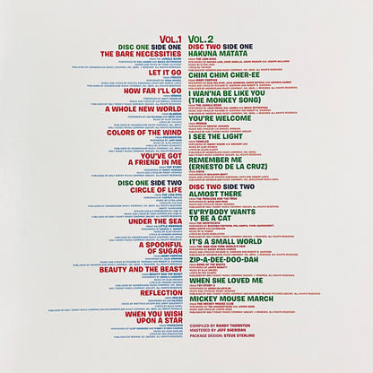 Various : Disney Ultimate Hits Vol.1 & 2 (LP, Blu + LP, Gre + Comp, Ltd)